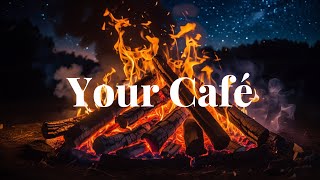 🔥relaxing retreat with burning logs, crackling fire, and peaceful music / 薪の炎、パチパチ音、穏やかなピアノの癒し空間