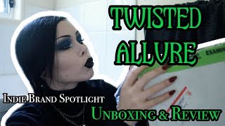 BEETLEJUICE BATH PRODUCTS?? Twisted Allure Unboxing \u0026 Review - Indie Brand Spotlight