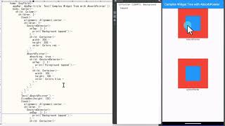 #flutter x AbsorbPointer #shorts