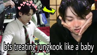 BTS Treating Jungkook Like a Baby