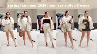 Spring Linen Set 5 Ways | Intro to Sanctuary Clothing | Sustainable + Inclusive Line
