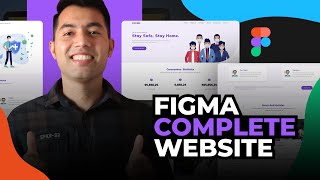 🔴 Design Complete Website in FIGMA In One Video in Hindi