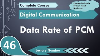 Data rate of PCM in India and USA in Digital Communication by Engineering Funda