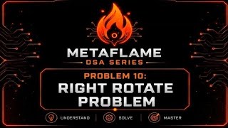 Right Rotate an Array 🔥 | Java DSA in Tamil