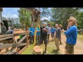 learning to strap boulders the aussie way with patrick handley of waterscapes australia 🦘at shaq s