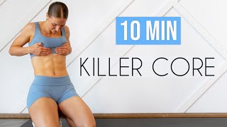 10 MIN INTENSE ABS (No Equipment) - Total Killer Core