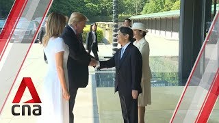 Donald Trump becomes first foreign leader to meet Japan’s Emperor Naruhito