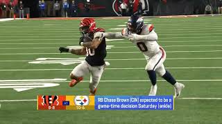 Rapoport details Bengals injury update for Chase Brown, Tee Higgins | 'GMFB'