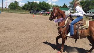 4H horse show barrels 2020