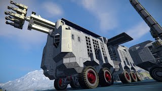 Первый ЗАПУСК, БОЛЬШОЙ Мобильной БАЗЫ ✦Space Engineers✦ #6