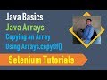 22J. Java Basics for Selenium - Java Arrays - Copying an Array using Arrays.copyOf()