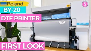 First Look  👀 BY-20 New Roland DTF Printer