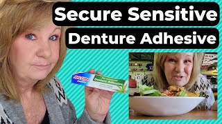 How To Apply Secure Sensitive Denture Adhesive with Aloe Vera and Myrrh and Review