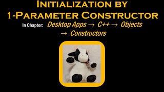 C++: Initialization by One-Parameter Constructor