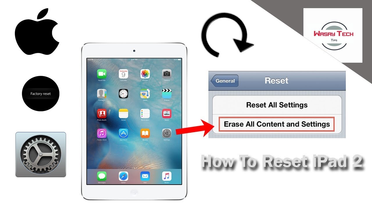 How To Reset Ipad To Factory Settings|how To Erase & Factory Reset Ipad ...