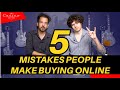 Top 5 Mistakes People Make When Buying A Guitar Online