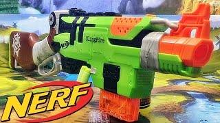 너프 좀비스트라이크 슬링파이어 레버액션 방식 장난감총 장총 리뷰 nerf zombie strike slingfire