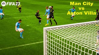 FIFA 23 PS5 gameplay | Man City vs Aston Villa – Premier League