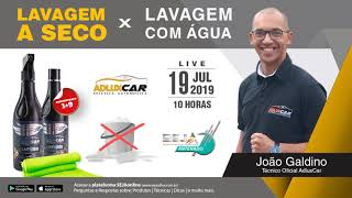 LIVE- LAVAGEM A SECO X LAVAGEM COM AGUA