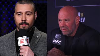 Dana White Destroys Dan Hardy for Saying Calvin Kattar Video Was Staged! UFC 280 Postfight Interview
