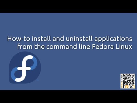 How-to install and uninstall applications from the command line Fedora
Linux