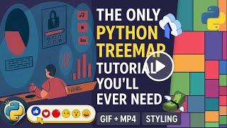The Only Python Treemap Tutorial You’ll Ever Need (GIF + MP4 + Styling) | #pyforpython #treemap