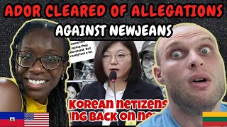 REACTION TO ADOR Cleared of Allegations Netizens Turning Back On Newjeans | FIRST TIME WATCHING