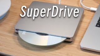 「黑貓Retro」優雅的光碟機：Apple USB SuperDrive 開箱 + 簡單評測