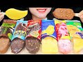 ASMR CHOCOLATE ICE CREAM VS FRUIT ICE CREAM 🤎 MAGNUM ALMOND, AICE MANGO SLUSH, FEAST DOUBLE, CAMPINA