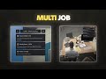 [ESX/QB] FIVEM ADVANCED MULTIJOB SCRIPT | PREVIEW | PAID