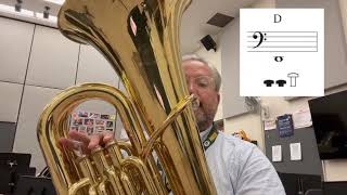 Your first five notes - TUBA