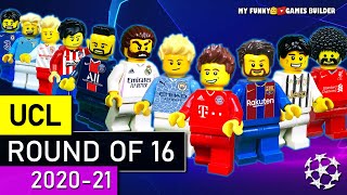UEFA Champions League Round Of 16 • UCL 2020/21 in LEGO Football Film