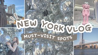 New York Travel Vlog ❤️💛🩵|Friends Experience, Views & Hidden Gems 🗽✨