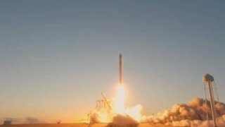 Video: SpaceX launches Falcon 9 rocket from Kennedy Space Center