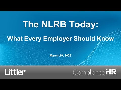 What does the NLRB do today?