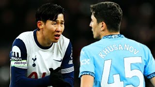 Abdukodir Khusanov vs Tottenham | Khusanov the best CB of the match