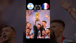 Argentina vs France FIFA World Cup Final 2022 #football #shorts #youtube