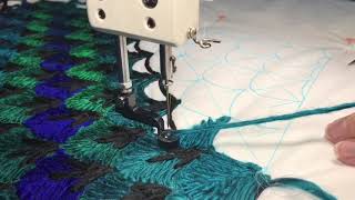 Yarn Couching Upholstery