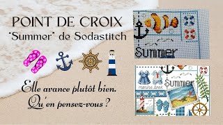 Summer de Sodastitch #2 #crossstitch #pointdecroix