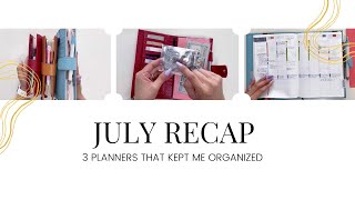 How I used my planners in JULY | BUDGET PAYING OFF CREDIT CARDS FUNCTIONAL PLANNING