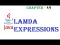 Lamda Expressions in Java - Java Tutorial - w3Schools - Chapter-49   English