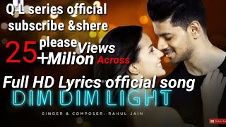 #DimdimlightLyr: Diwali Dim dim light full HD Song Lyrics in writing from #QLseriesofficial channel