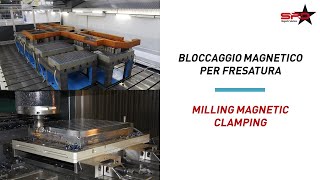 BLOCCAGGIO MAGNETICO PER FRESATURA - MILLING MAGNETIC CLAMPING