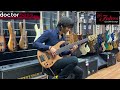 Fodera Monarch Doctorbass Limited Edition lined Fretless 5 string Demo by Andrés Rotmistrovsky