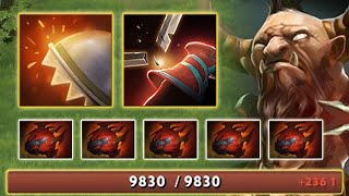 10k HP Beast with 5 Hearts [Retaliate + Reactive Armor] Dota 2 Ability draft