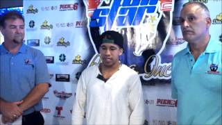 Sidestepboxing at Telemundo Boxeo Press Conf/ Daniel El Alacran Lozano