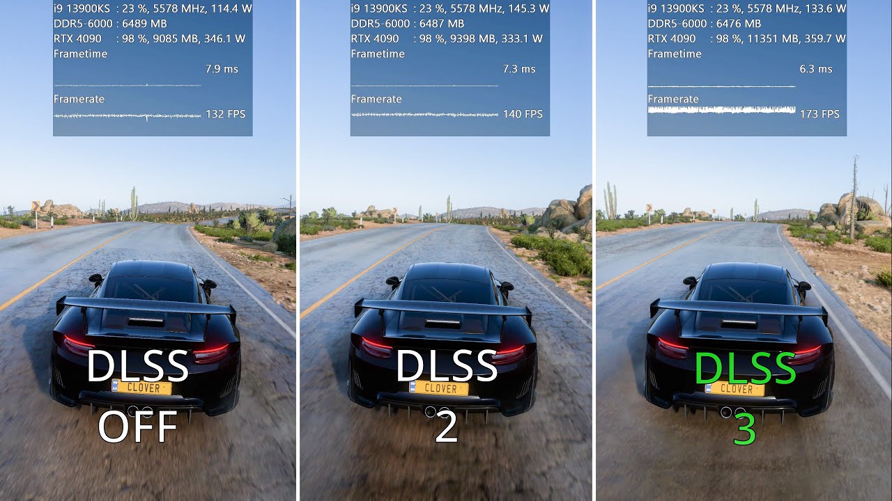 Forza Horizon 5 - DLSS 3 Update Comparison OFF/ DLSS 2/ DLSS 3 - YouTube