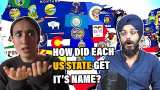 Indians React to How Did Each U.S. State Get Its Name?