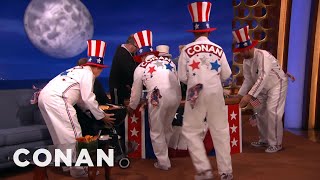 Conan's 4th Of July Pit Crew | CONAN on TBS