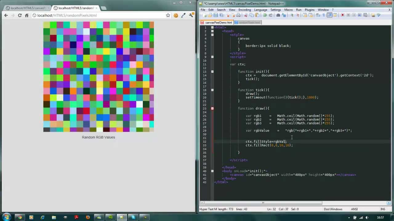 HTML5 Basic Canvas Animation - YouTube